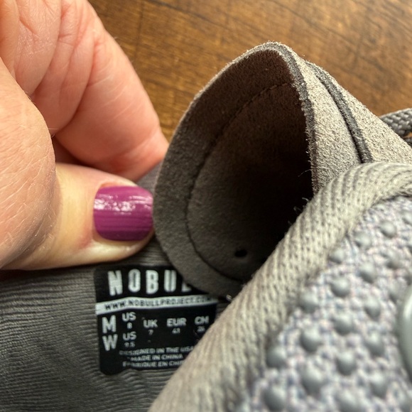 Nobull Unisex Gray SuperFabric CrossFit Trainer Workout Shoes M 8 / W 9.5 - Picture 8 of 9